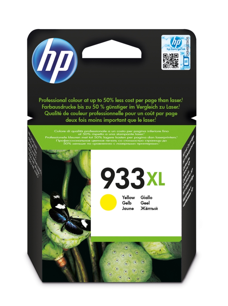 HEWLETT PACKARD Cartuccia originale HP InkJet 933XL (CN056AE) giallo